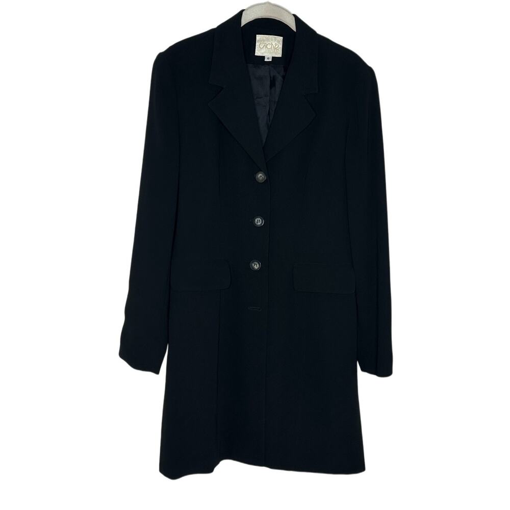 VTG Y2K Cache Black Evening Jacket Dress Blazer Stunning Women’s Sz 6